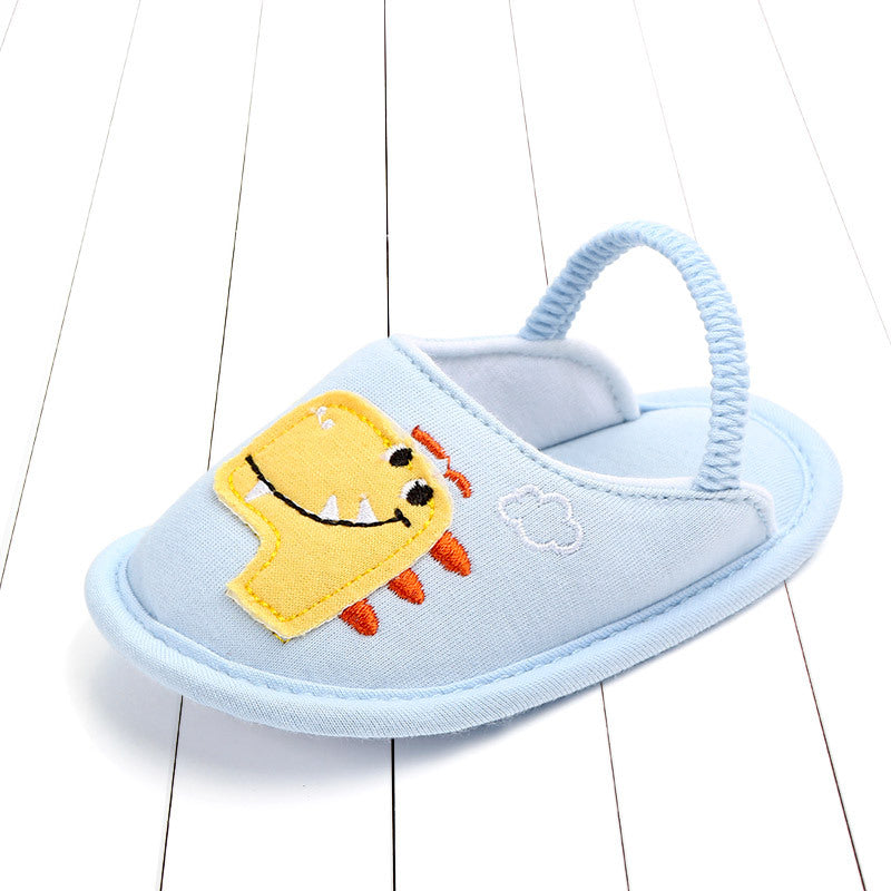 Anti-Slip Baby Slippers | Breathable Cotton, Grippy Soles