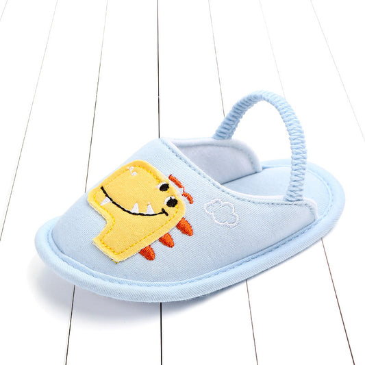 Anti-Slip Baby Slippers | Breathable Cotton, Grippy Soles