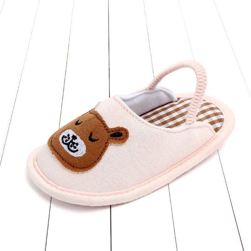 Anti-Slip Baby Slippers | Breathable Cotton, Grippy Soles