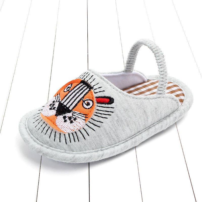 Anti-Slip Baby Slippers | Breathable Cotton, Grippy Soles