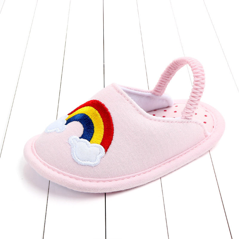 Anti-Slip Baby Slippers | Breathable Cotton, Grippy Soles